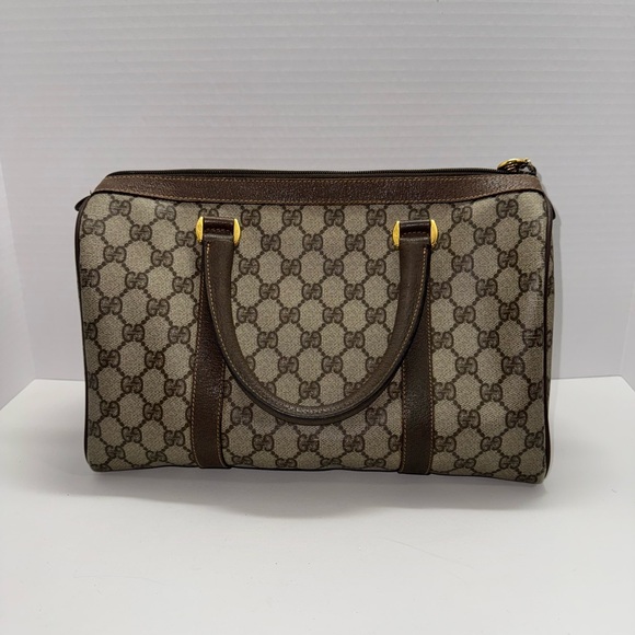 100% Authentic Vintage GUCCI Sherryline Boston Bag - Picture 2 of 15